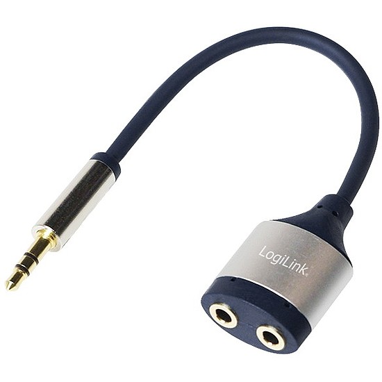 Logilink Audio adapter "Couples", 3.5mm stereo splitter - retail (CA1100)