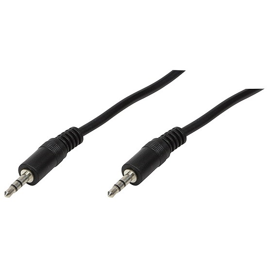 Logilink Audio cable, 2x 3,5mm male, stereo, 0,2m (CA1048)