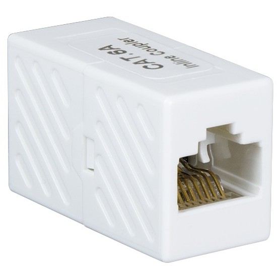 Logilink Cat.6A RJ45 Inline Coupler UTP, mini type, white (NP0025U)