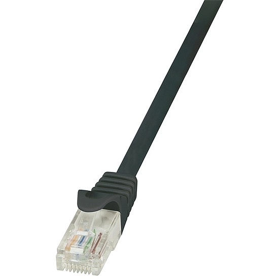 LogiLink CAT5e F/UTP Patch Cable AWG26 black 1,00m (CP1033S)