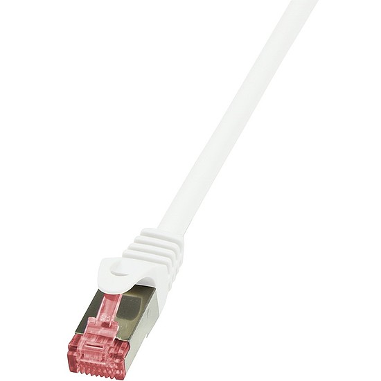 LogiLink CAT6 S/FTP Patch Cable PrimeLine AWG27 PIMF LSZH white 0,25m (CQ2011S)