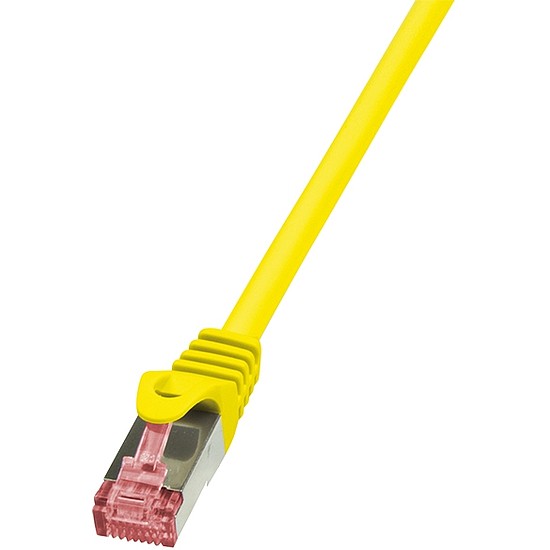 LogiLink CAT6 S/FTP Patch Cable PrimeLine AWG27 PIMF LSZH yellow 0,25m (CQ2017S)