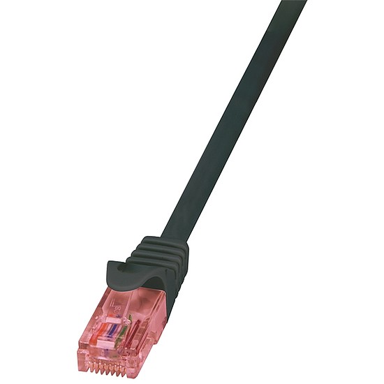 LogiLink CAT6 U/UTP Patch Cable PrimeLine AWG24 LSZH black 0,25m (CQ2013U)