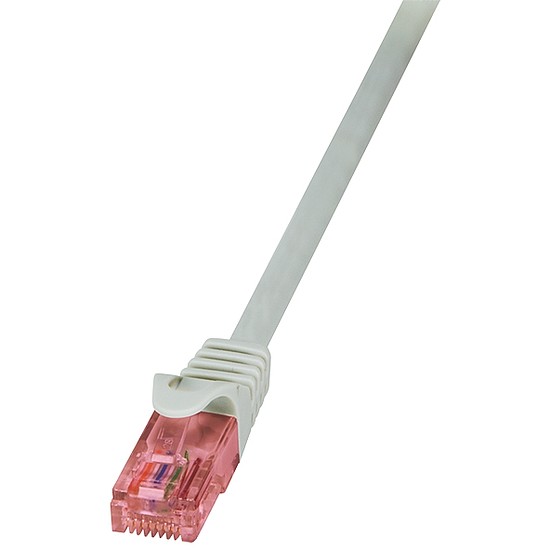 LogiLink CAT6 U/UTP Patch Cable PrimeLine AWG24 LSZH grey 0,25m (CQ2012U)