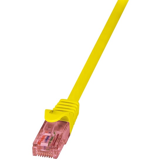 LogiLink CAT6 U/UTP Patch Cable PrimeLine AWG24 LSZH yellow 10m (CQ2097U)