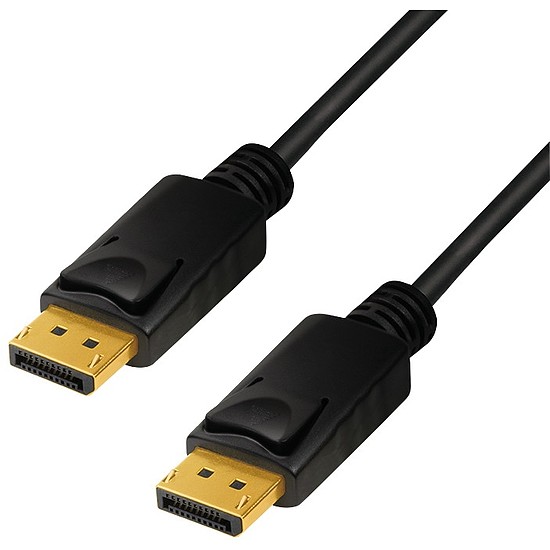 Logilink DisplayPort Cable, DP 1.4, M/M, 1 m, black (CV0119)