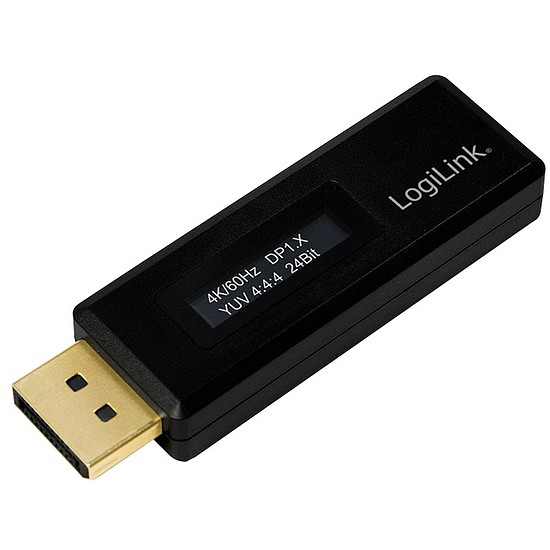 LogiLink DisplayPort teszter EDID információkhoz hosszabbító kábellel (CV0112)