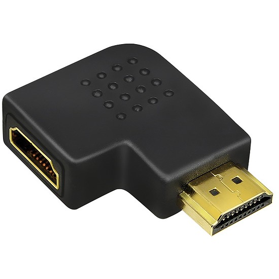 Logilink HDMI Adapter, AM to AF in 90 degree flat angled (AH0008)