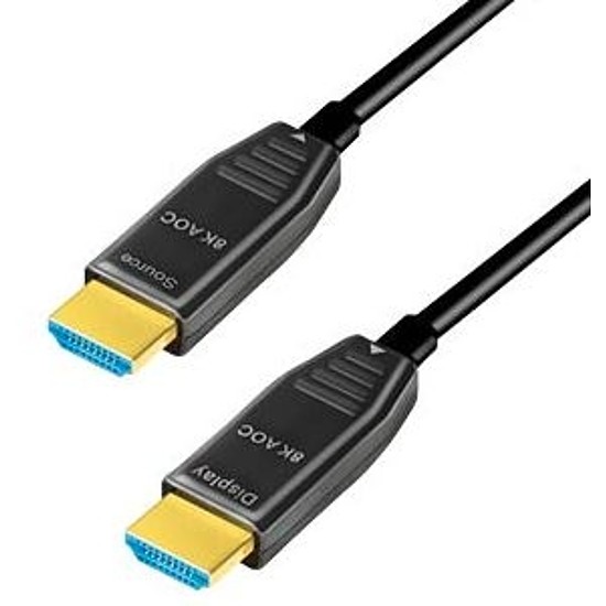 Logilink HDMI cable, A/M to A/M, 8K/60 Hz, AOC, black, 10 m (CHF0111)