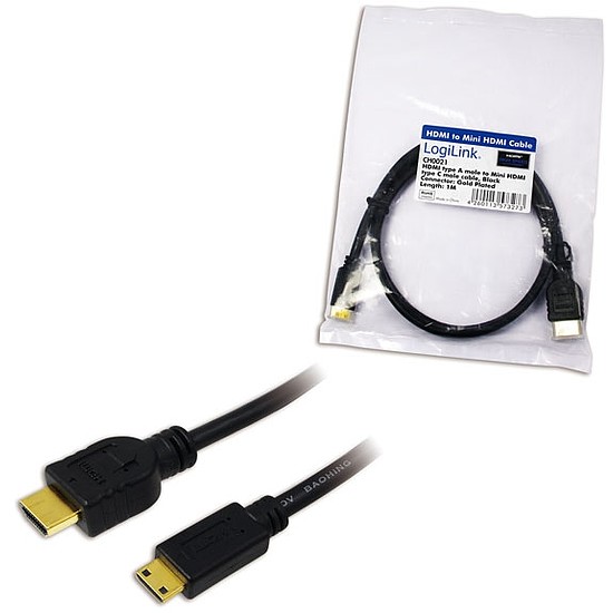 Logilink HDMI Mini HDMI átalakító kábel 1M (CH0021)