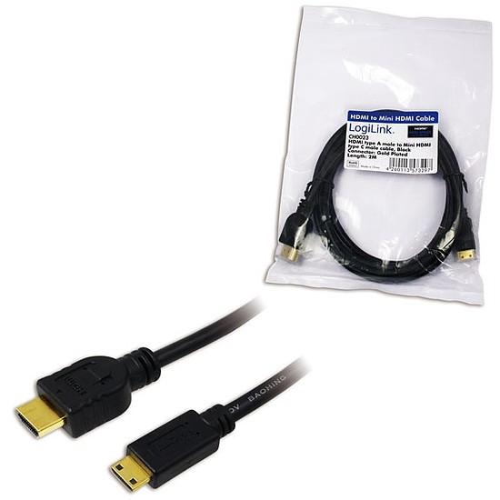 Logilink HDMI Mini HDMI átalakító kábel 2M (CH0023)