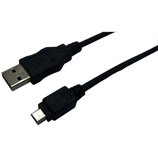 LogiLink Kábel, USB 2.0, AM - Mini 5PM, 3m (CU0015)