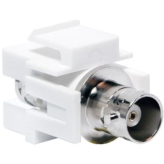 Logilink Keystone Coupler BNC 50 Ohm F/F, white (NK0019)