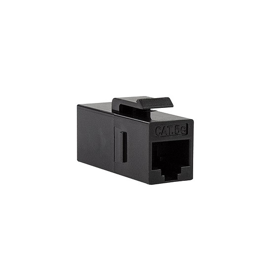 Logilink Keystone Coupler Cat.5e UTP, 2xRJ45, black (NK4030)