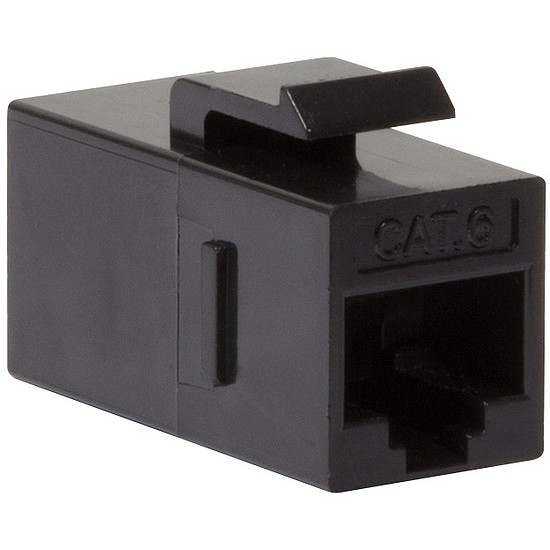 Logilink Keystone Coupler Cat.6 UTP, 2xRJ45, black (NK4012)