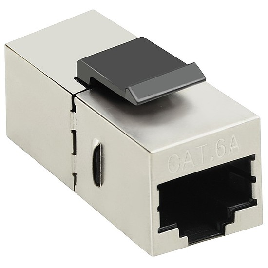 Logilink Keystone Coupler Cat.6A STP, 2xRJ45, metallized (NK4010)