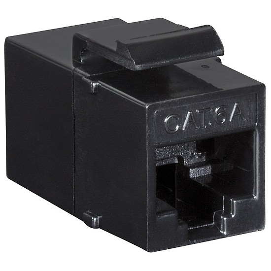 Logilink Keystone Coupler Cat.6A UTP, 2xRJ45, black (NK4014)