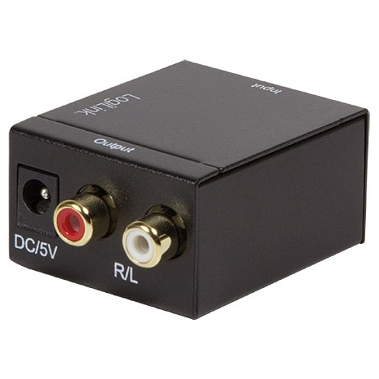 LogiLink Koaxial and Toslink to analog L/R audio converter (CA0100)