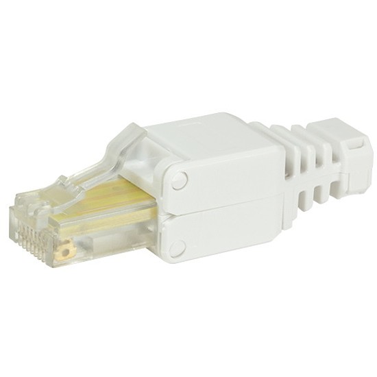 Logilink Modular Plug RJ45 Cat.5e, UTP, toolless, white (MP0026)