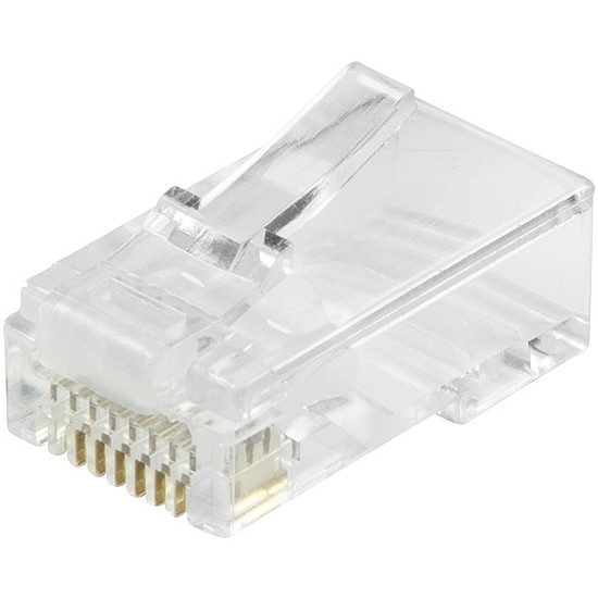 Logilink Modular Plug RJ45, open front, Cat.6 UTP, 50ps (MP0027)