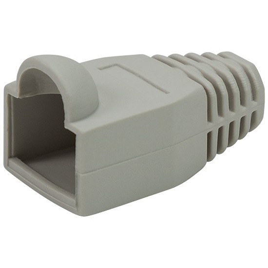 Logilink Modular RJ45 Plug Cable Boot 6.5mm GREY, 50pcs (MP0063)