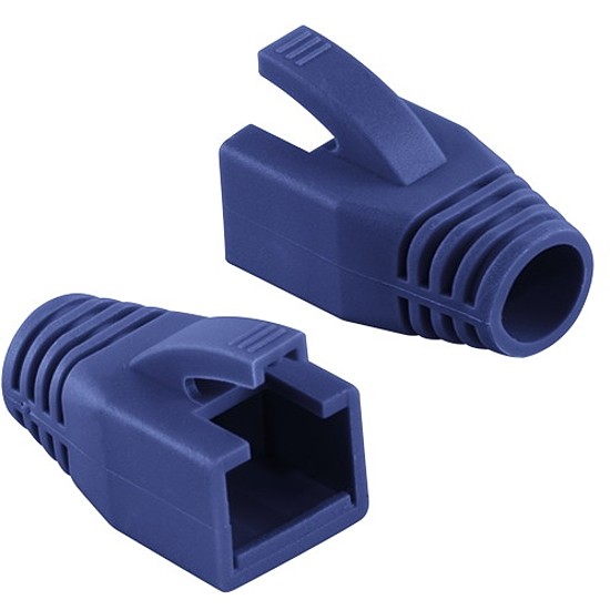 Logilink Modular RJ45 Plug Cable Boot 8mm blue, 50pcs (MP0035B)