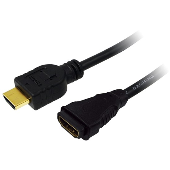 LogiLink nagy sebességű HDMI kábel Ethernettel, 5.00 méter (CH0058)