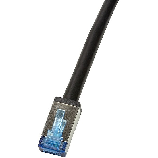 Logilink Outdoor PE Patch Cable CAT.6A S/FTP, black, 10m (CQ7093S)