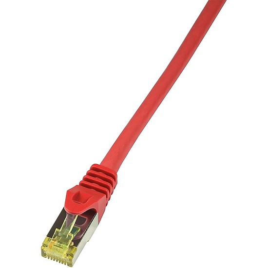 Logilink Patch Cable Cat.6a GHMT S/FTP red 3,00m, GHMT certified (CQ5064S)