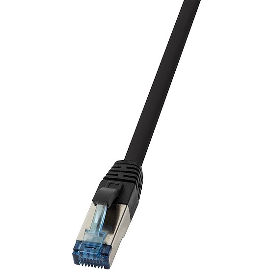 Logilink Patch Cable Cat.6A S/FTP - PUR 0,50m, black (CQ6025S)