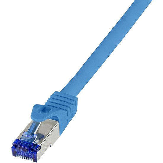 Logilink Patch cable Cat.6A S/FTP Ultraflex 3P/GHMT certified, blue 0.25m (C6A016S)