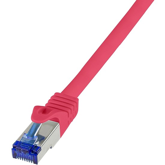 Logilink Patch cable Cat.6A S/FTP Ultraflex 3P/GHMT certified, red 0.25m (C6A014S)