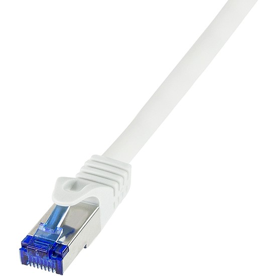 Logilink Patch cable Cat.6A S/FTP Ultraflex 3P/GHMT certified, white 0.25m (C6A011S)