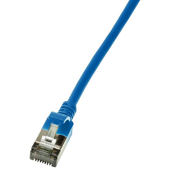 Logilink Patch cable Cat.6A STP TPE SlimLine blue 5,0m (CQ9076S)