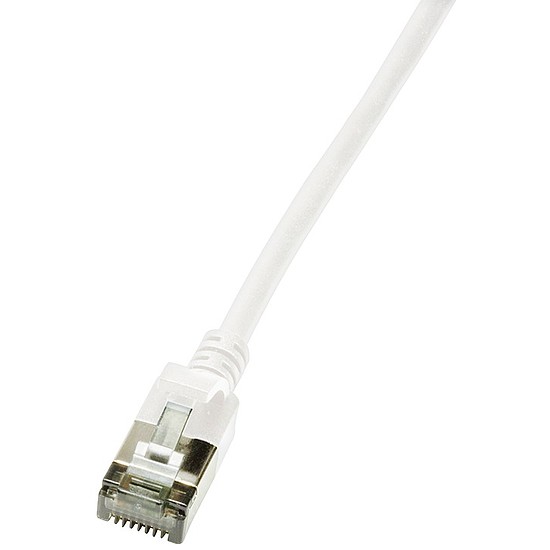 Logilink Patch cable Cat.6A STP TPE SlimLine white 0,5m (CQ9021S)