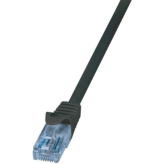 Logilink Patch Cable Cat.6A U/UTP, black, 0,25m (CP3013U)