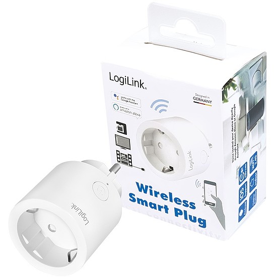 Logilink Smart plug, voice controlled, Wifi 2.4 Ghz, CEE 7/7, 1pcs (PA0199)