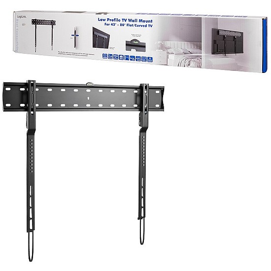 Logilink TV Wall mount, 43"-80", fix, 33mm (BP0117)