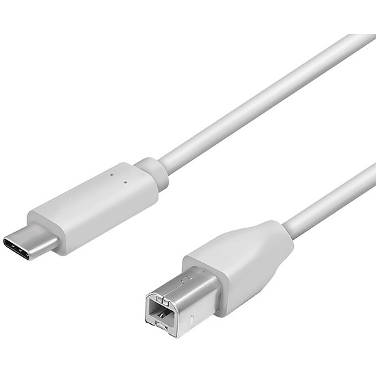 Logilink USB 2.0 Cable, USB-C to USB BM, grey, 1 m (CU0160)