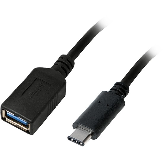 LogiLink USB 3.1 Gen1 Adapter USB C típus apa - A típus anya (CU0098)