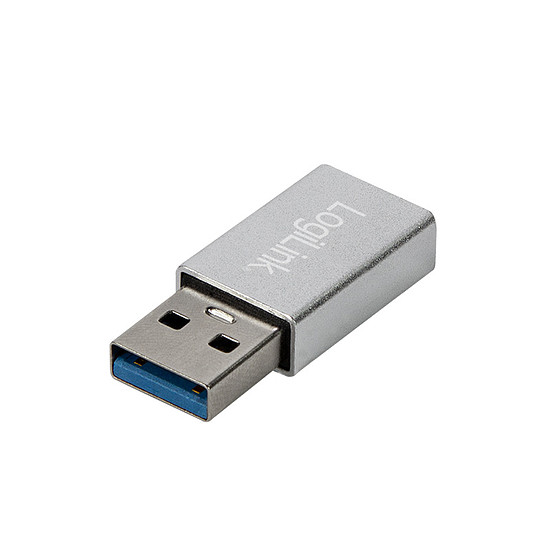 LogiLink USB 3.2 Gen1 Type-C adapter, USB-A/M-USB-C/F, ezüst (AU0056)