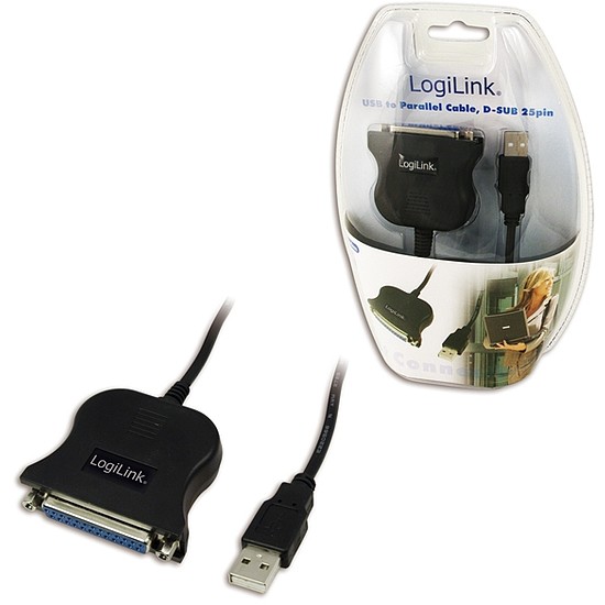 Logilink USB-ből párhuzamos kábel (parallel), D-SUB, 25pin (UA0054A)