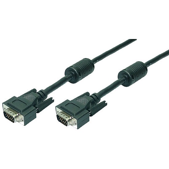 LogiLink VGA Cable, 2x male, black, 3m (CV0002)