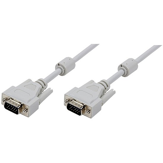 Logilink VGA Cable, 2x male, grey, 5M (CV0027)