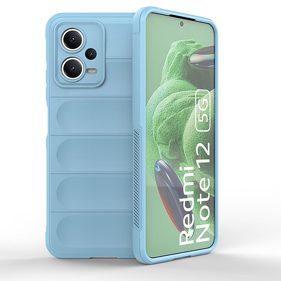 Magic Shield Case Cover Xiaomi Redmi Note 12 5G / Poco X5 5G Flexible Armor Coverhez Világoskék