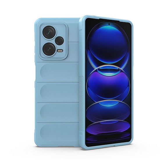 Magic Shield Case Xiaomi Redmi Note 12 Pro+ rugalmas páncélozott burkolat világoskék