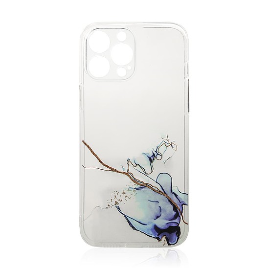 Márvány tok iPhone 12 Pro Gel Cover Marble Blue készülékhez