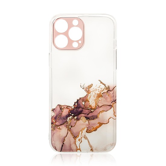 Márvány tokburkolat Xiaomi Redmi Note 11 Pro Gel Cover Marble Brown készülékhez