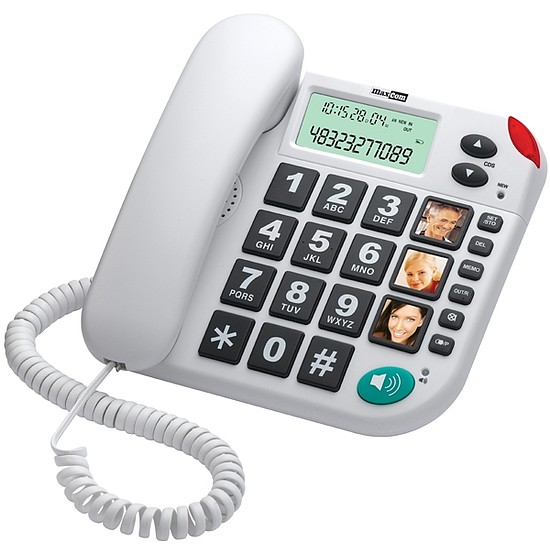 Maxcom KXT480 Vezetékes telefon fehér (KXT480BI)