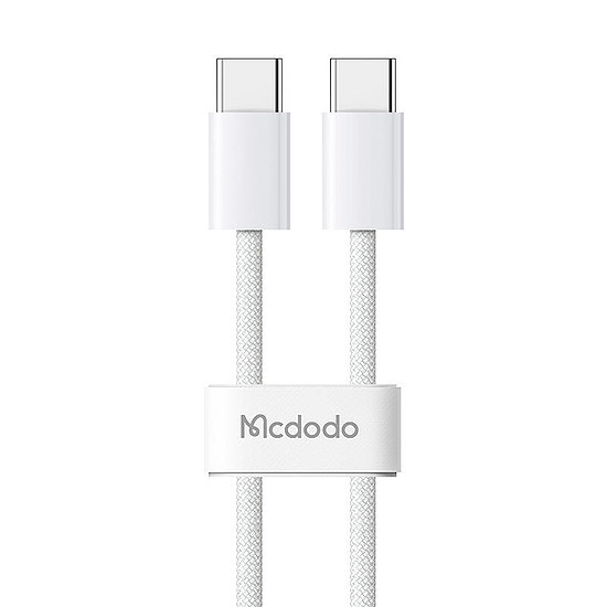 Mcdodo CA-5690 USB-C-USB-C kábel, 60 W, 1 m fekete